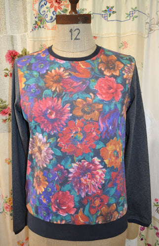 Berserk Pastel floral T shirt Vintage fabric
